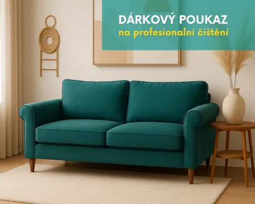 Poukaz na čištění pohovky
